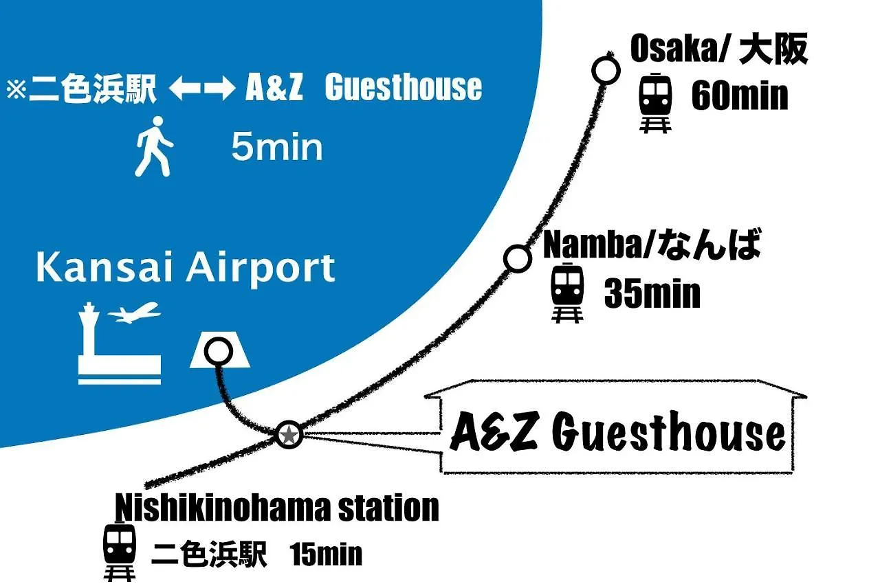 A&Z Guest House Kaizuka Japan